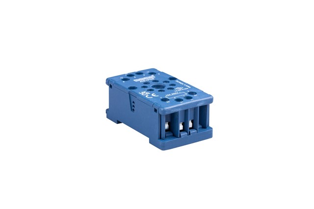 RS1 Series 8 Pin Blue Relay Socket